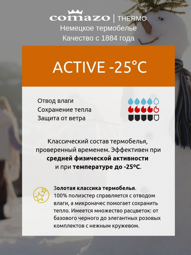 Кальсоны мужские Comazo Active -25