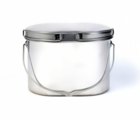 Котелок низкий 6 л крышка с ручками Роза Ветров