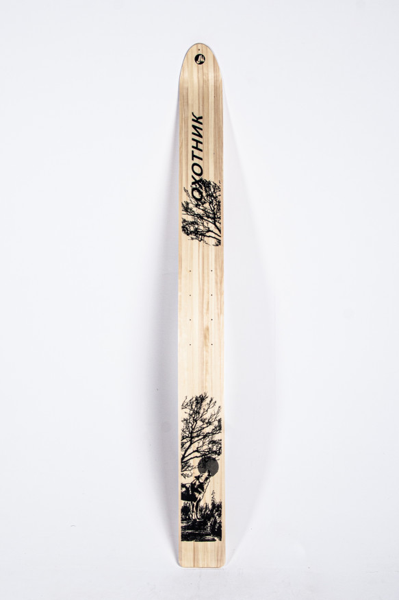 Лыжи ОХОТНИК, дерево, длина 185 см, ширина 150 мм