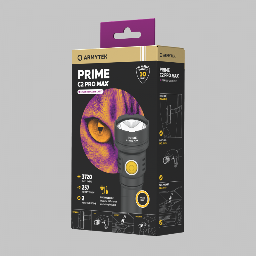 Armytek Prime C2 Pro Max Magnet USB (Warm)