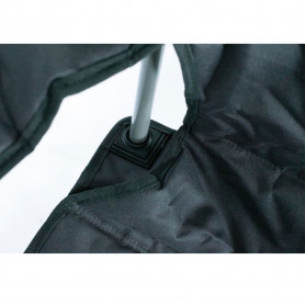 Кресло с регулируемым наклоном спинки Tramp (черный/серый)