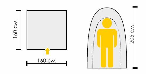 Кемпинговый душ Privat Zone, Talberg
