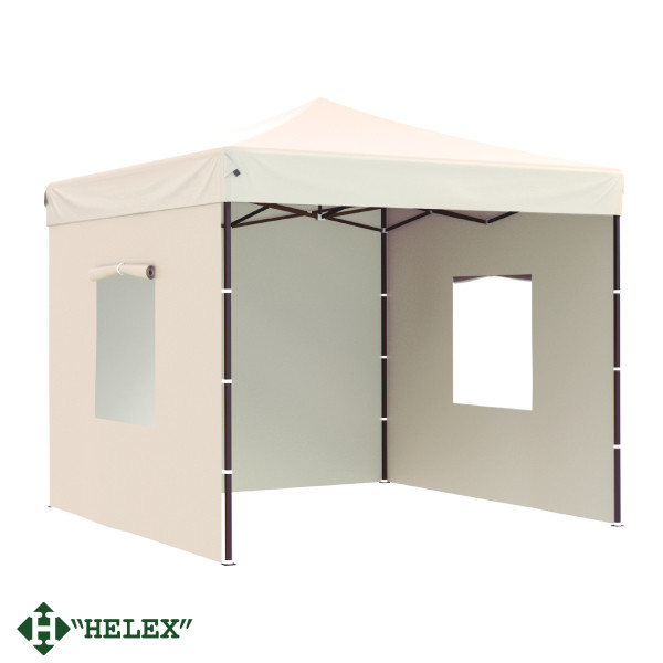 Тент-шатер Helex 23101, (раскладывается гармошкой) 3х3м полиэстер, бежевый