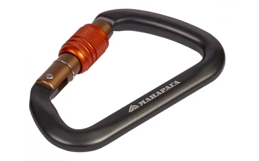 Карабин Манарага Solid трапеция с резьбовой муфтой